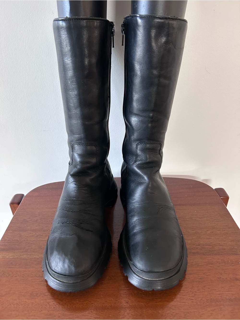 PRADA Y2K Bella Hadid Fav Boots | Combat Lug | 36.5 - Picture 3 of 14